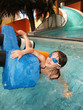 Mädchen im Schwimmbad