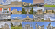 ancient and classical buildings in Athens Greece