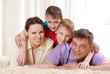 parents with their two children