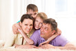 parents with their two children