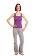 Junge Frau in Sportkleidung