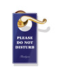 Do not disturb sign