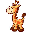Vektor: Giraffe Giraffe