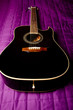 black guitar