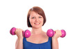 Photo: Teenage girl exercising Teenage girl exercising