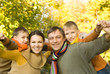 happy family of four