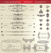 Calligraphic design elements
