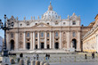 St Peter Basilica from square, Vatican, Italy St Peter Basilica from square, Vatican, Italy