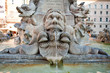 Fountain and Egyptian obelisk in Piazza della Rotonda