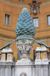 fountain Pigna in Vatican Museum fountain Pigna in Vatican Museum