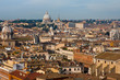 view on old town and St Peter Basilica view on old town and St Peter Basilica