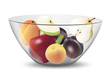 Fruit salad vector illustration. Fruit salad vector illustration.