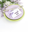 Table decoration with lilac