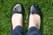 Ballerinas im Gras