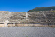 Ancient Greek steps in Stadium of Ancient Messini in Greece Ancient Greek steps in Stadium of Ancient Messini in Greece