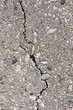 cracked concrete wall