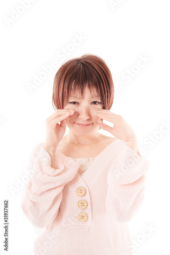 Photo: 泣く女性 泣く女性