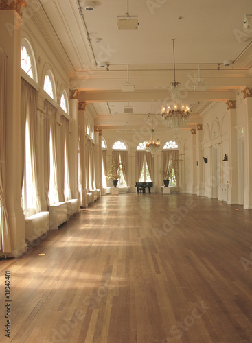 Photo: Huge ballroom with piana Huge ballroom with piana