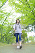 Nő Walking