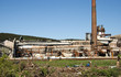Foto: Fabrik nach Brand Fabrik nach Brand