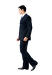 Full body portrait of walking business man, isolated on white Full body portrait of walking business man, isolated on white