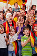 Foto: exultant german soccer fans exultant german soccer fans