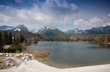 Strbske pleso lake