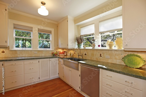 Photo: Luxury white cream Italian kitchen Luxury white cream Italian kitchen