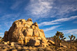Desert Rock Formation at Sunset in Joshua Tree National Park Desert Rock Formation at Sunset in Joshua Tree National Park