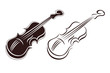 Vector: violin violin