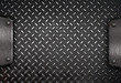 grunge diamond metal background