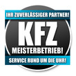 KFZ Meisterbetrieb! Button, Icon