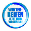 Winterreifen jetzt hier wechseln! Button, Icon
