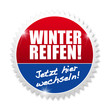 Winterreifen jetzt hier wechseln! Button, Icon