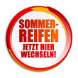 Sommerreifen jetzt hier wechseln! Button, Icon