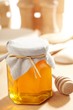Honey with wood stick Honey with wood stick