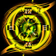 Abstract clock, eps 10
