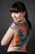Woman with a tattoo