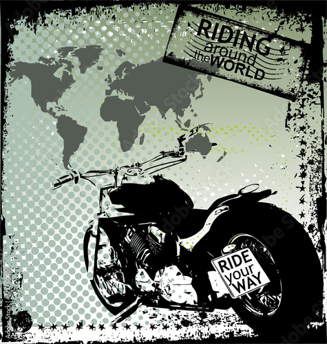 Vektor: Riding around the world Riding around the world