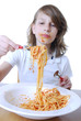 Spaghetti essen