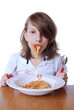 Foto: Spaghetti essen Spaghetti essen