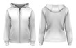 Vector. Women's hoodie (front and back design) Vector. Women's hoodie (front and back design)