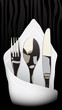 Vector: Fork, knife, spoon, serviette Fork, knife, spoon, serviette