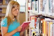 Young Woman In A Library
