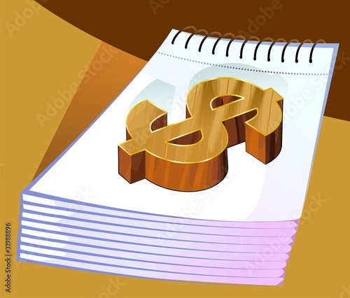 Illustration: Saving symbol Saving symbol