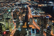 View of Toronto from the "Skypod" of the CN Tower.