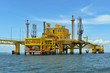 Oil and gas drilling platform
