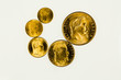 Assemblage of French gold coins of Napoleon III Assemblage of French gold coins of Napoleon III