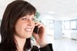 Smiling businesswoman