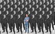 Man standing out